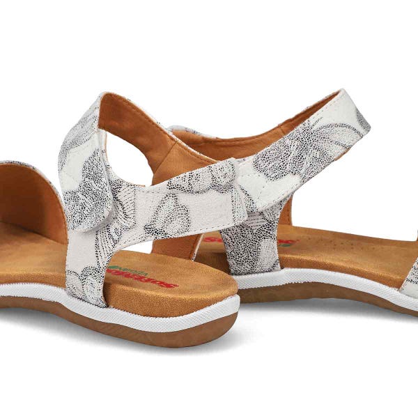 Ladies Elena 01 Vegan Sandal - Beach Floral