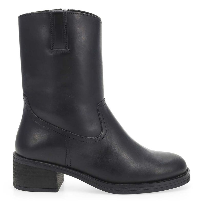 Women's  Ellis Leather Ankle Boot - Black