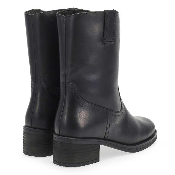 Women's  Ellis Leather Ankle Boot - Black