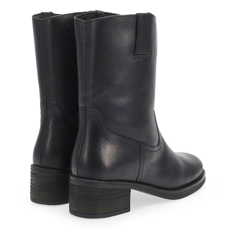 Women's  Ellis Leather Ankle Boot - Black