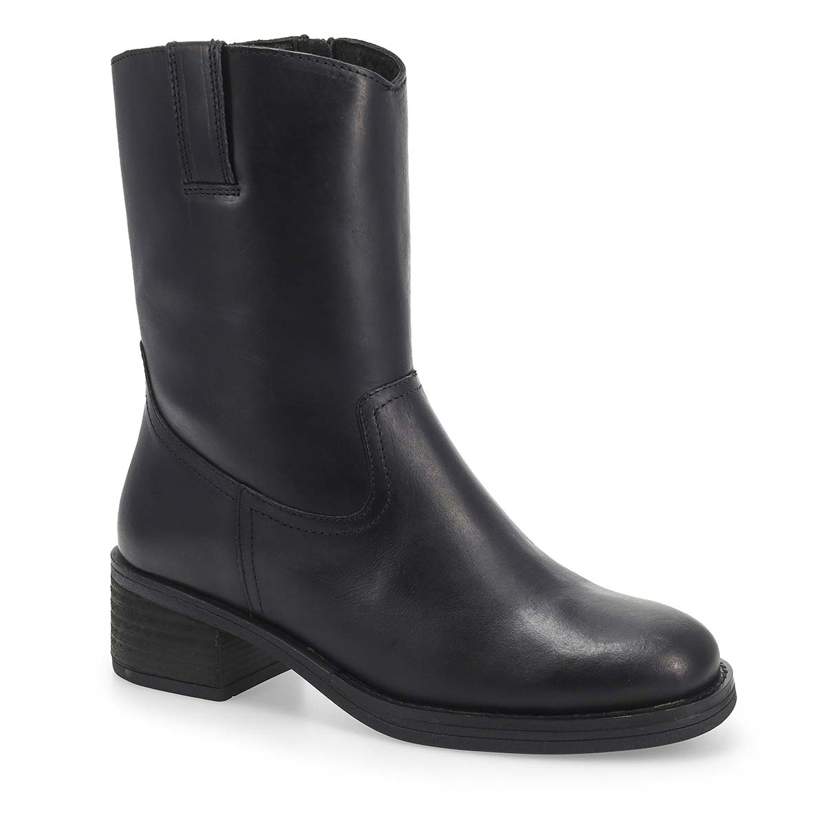 Women's  Ellis Leather Ankle Boot - Black