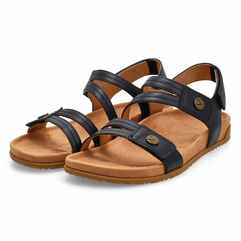 Women's  Essie Two Strap Casual Sandal - Black