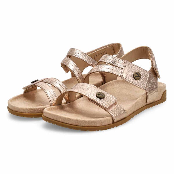Sandale décontractée à 2 brides ESSIE, bronze, femmes