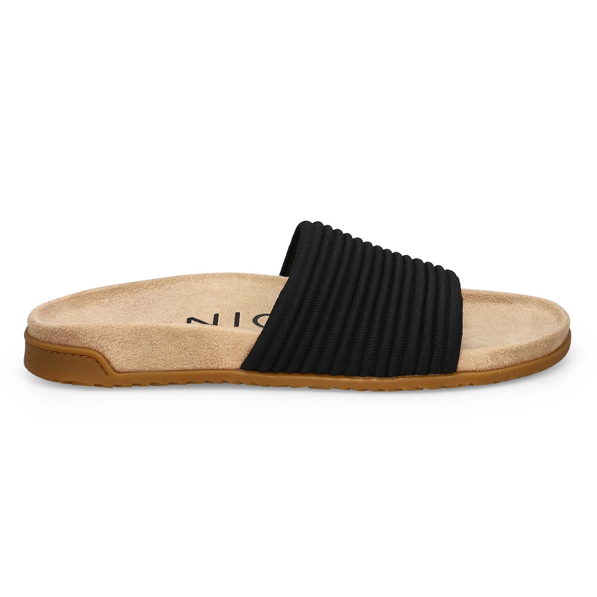 Women's Evie Knit Causal Slide Sandal - Black