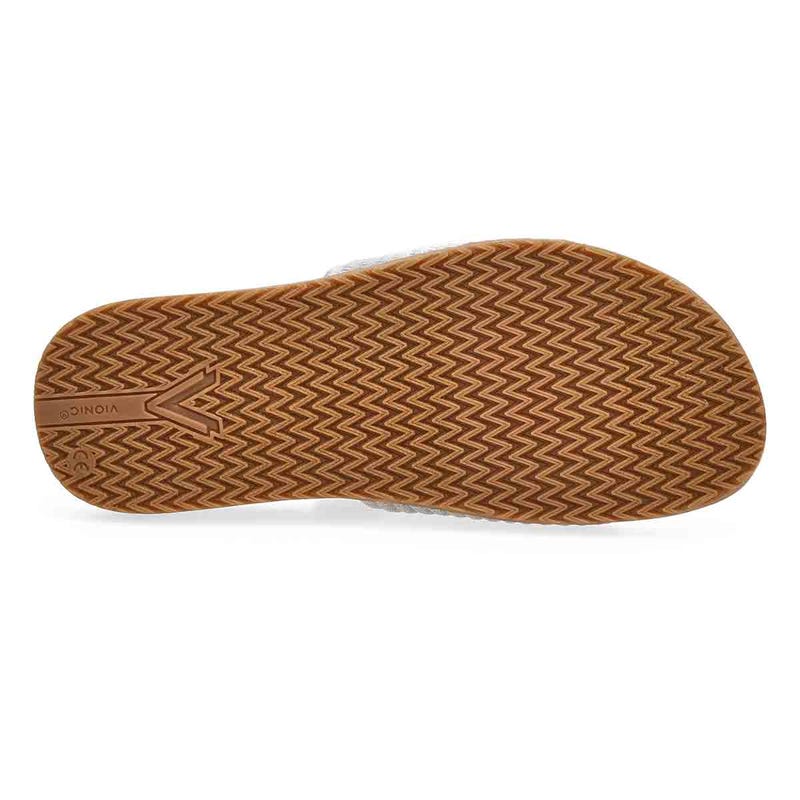 Women's Evie Knit Causal Slide Sandal - Vapor Grey/ Silver