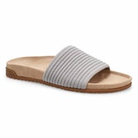 Women's Evie Knit Causal Slide Sandal - Vapor Grey/ Silver