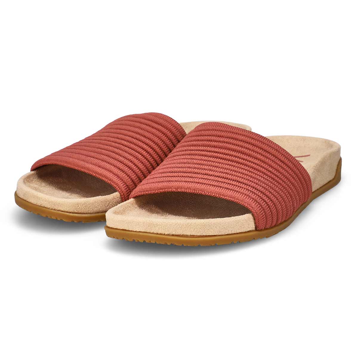 Women's Evie Knit Causal Slide Sandal - Withered Rose