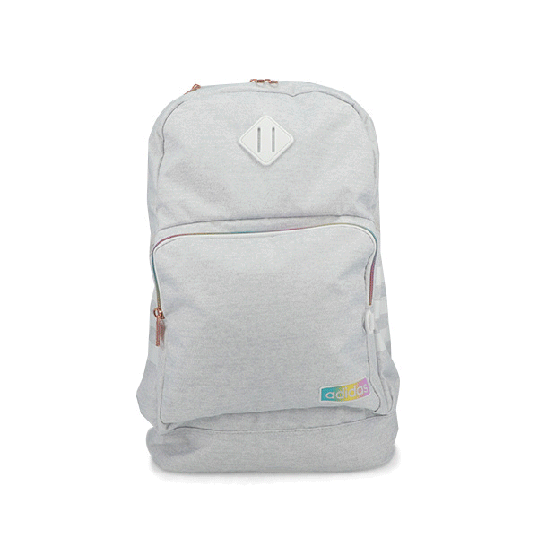 Grey and white adidas backpack 2025