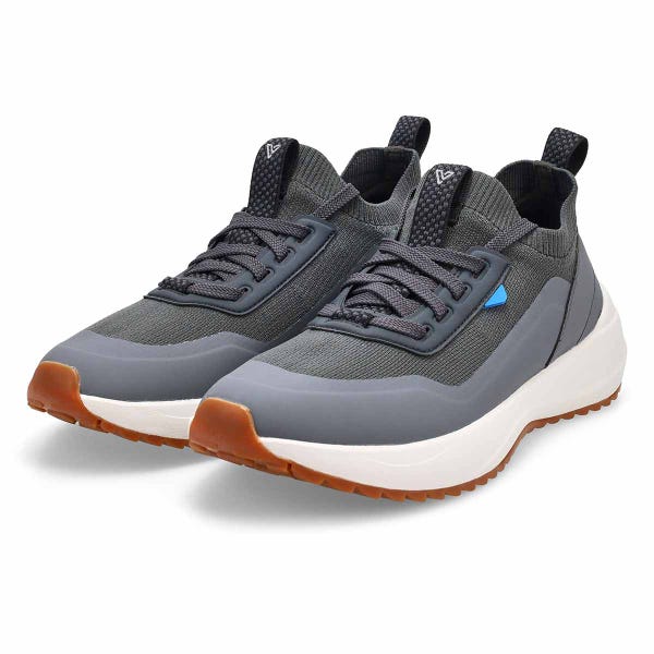 Espadrille imperméable Stormburst Low pour hommes - Gris foncé/blanc