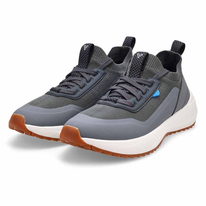 Espadrille imperméable Stormburst Low pour hommes - Gris foncé/blanc