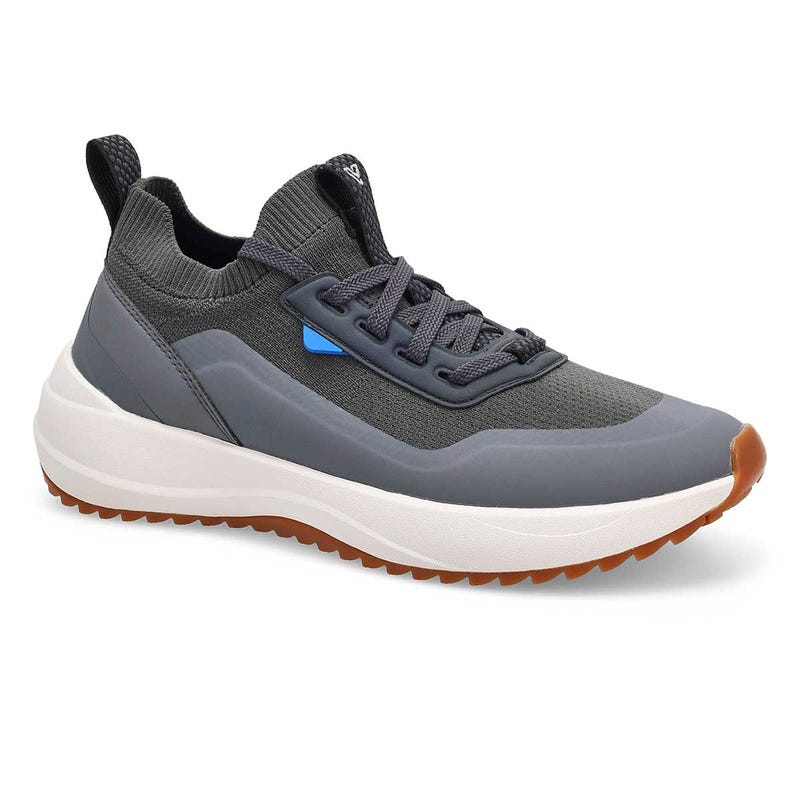 Espadrille imperméable Stormburst Low pour hommes - Gris foncé/blanc