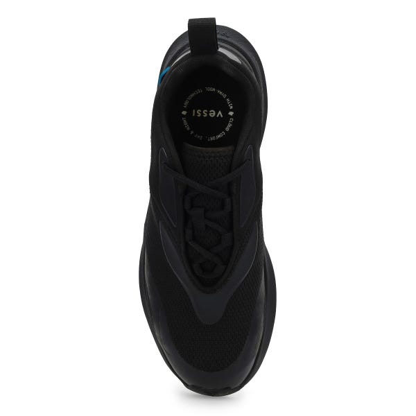 Baskets imperméables à lacets TIDAL, noir/noir, hommes