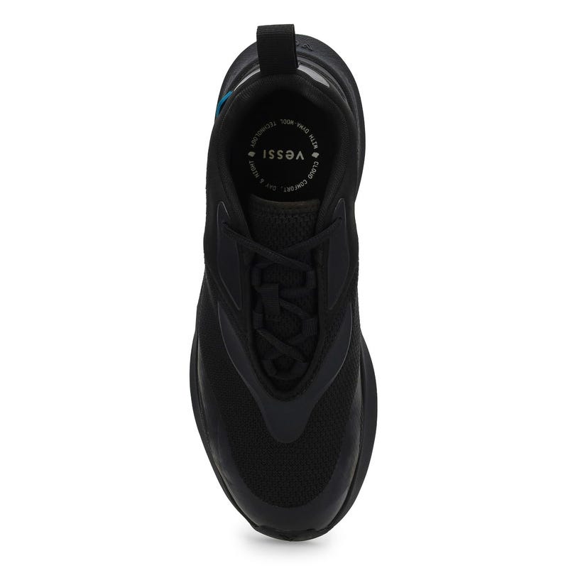 Baskets imperméables à lacets TIDAL, noir/noir, hommes