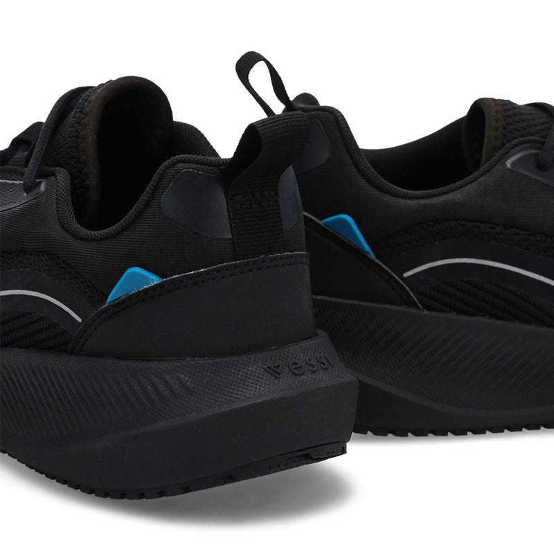 Baskets imperméables à lacets TIDAL, noir/noir, hommes