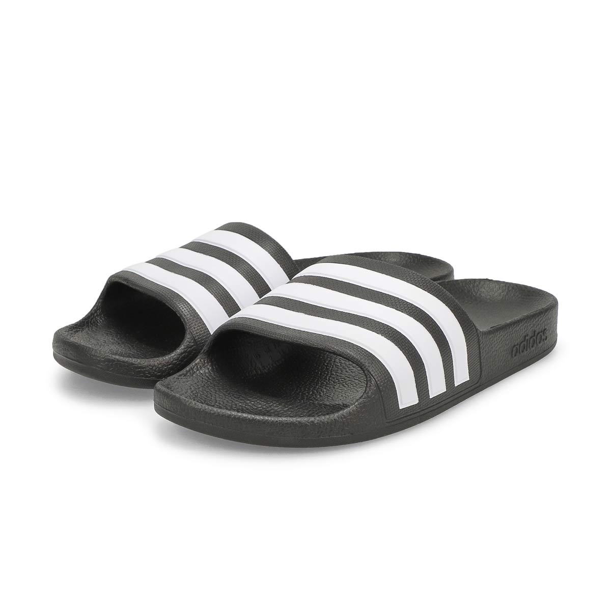 Claquettes ADILETTE AQUA K, noir/blanc, enfants