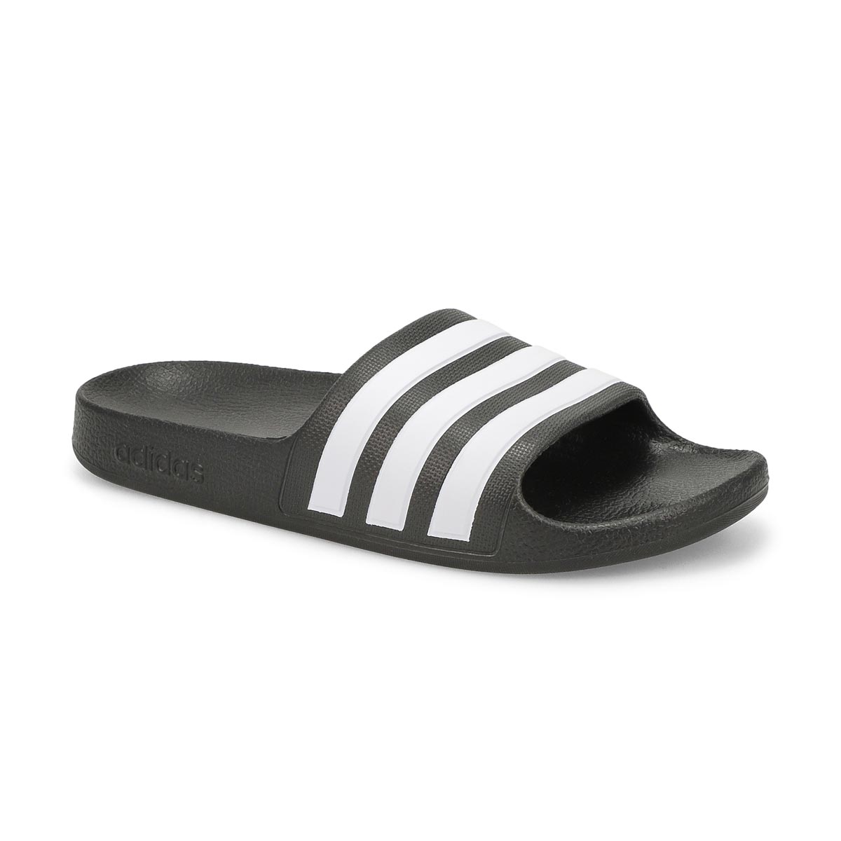 Kid's Adilette Aqua Slide Sandal - Black/White