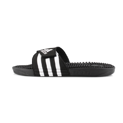 adidas Men s Adissage Slide Sandal Black Wh SoftMoc
