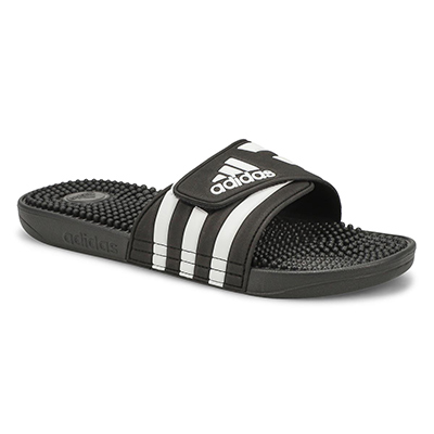 Mns Adissage Slide Sandal - Black/White