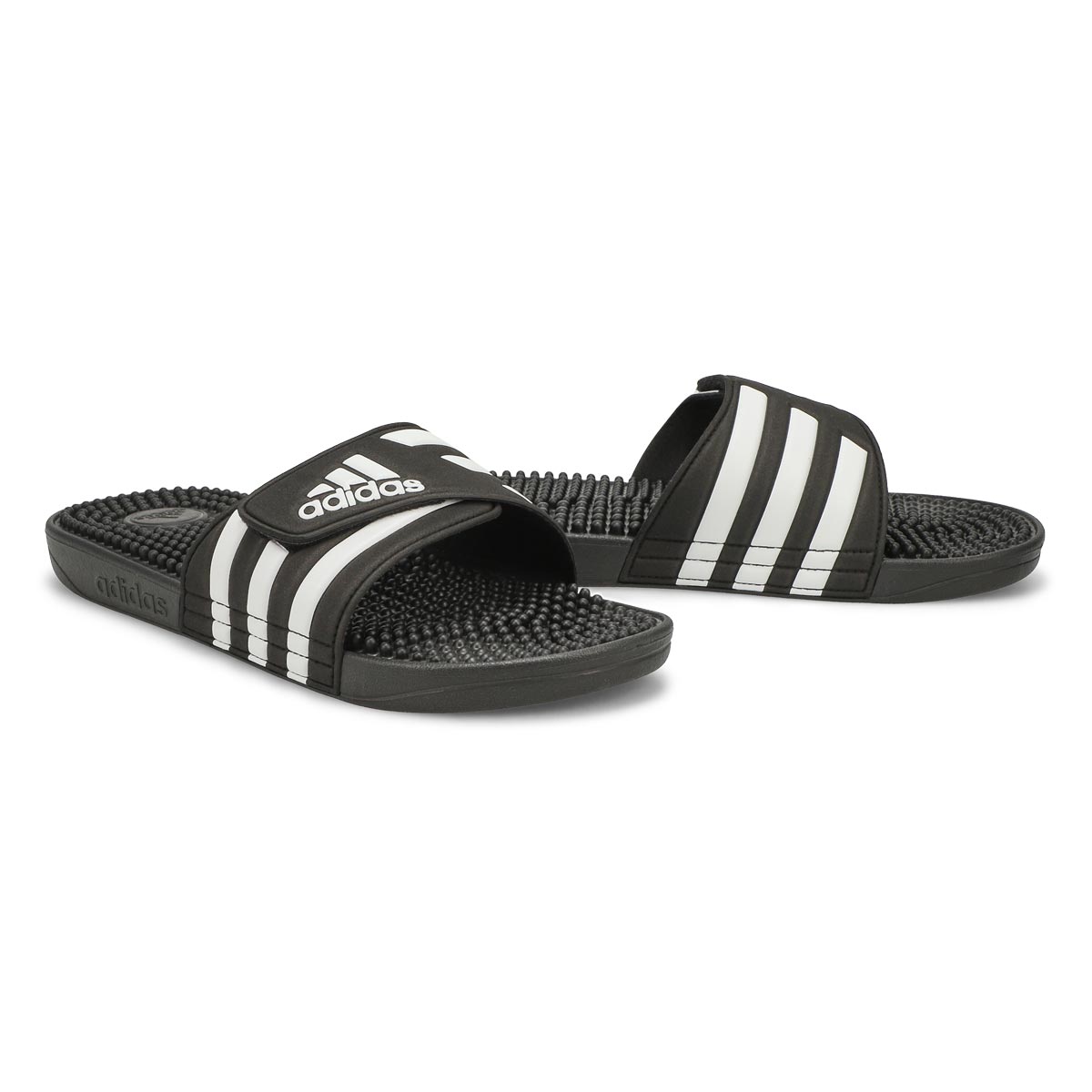 Men's Adissage Slide Sandal - Black/White