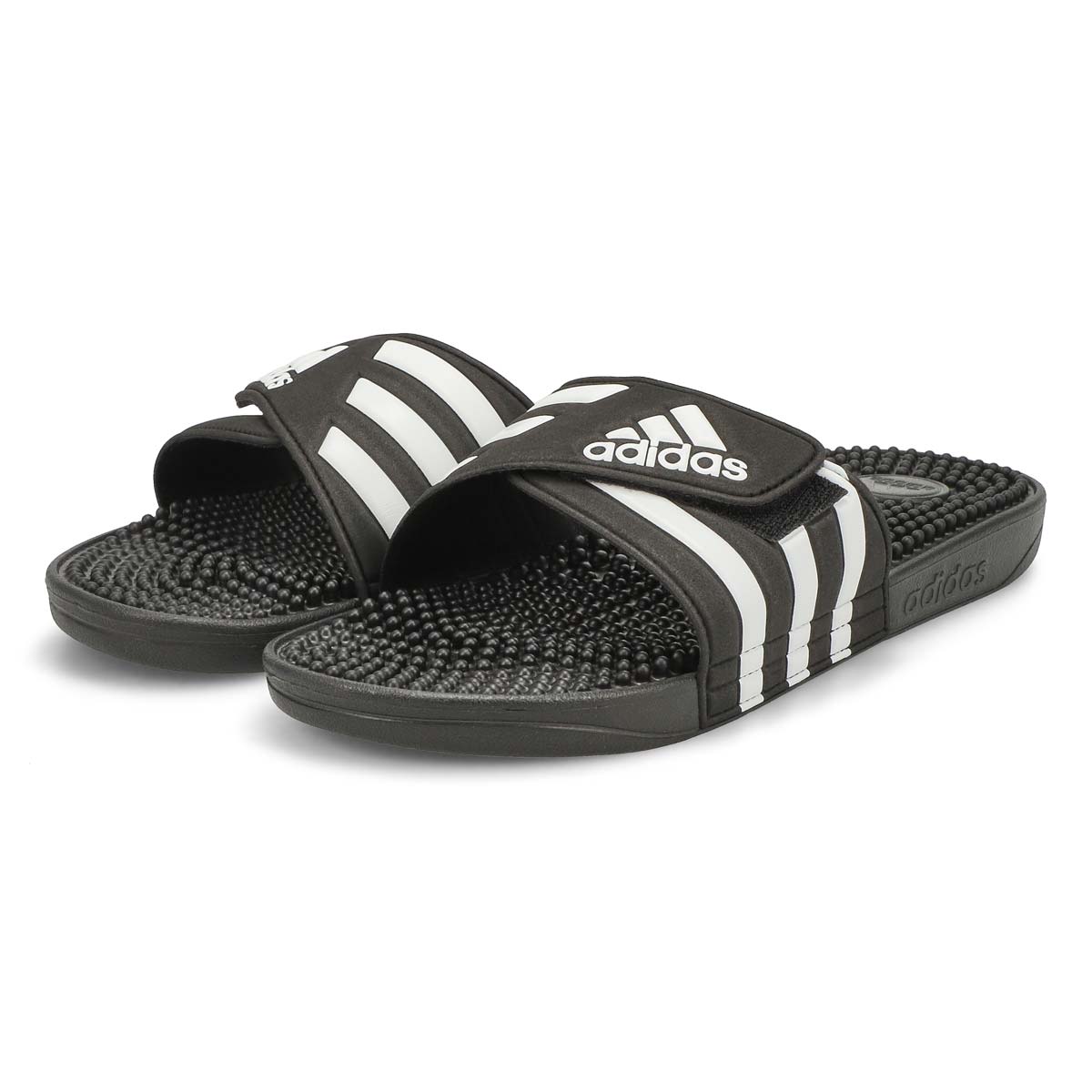 Men's Adissage Slide Sandal - Black/White