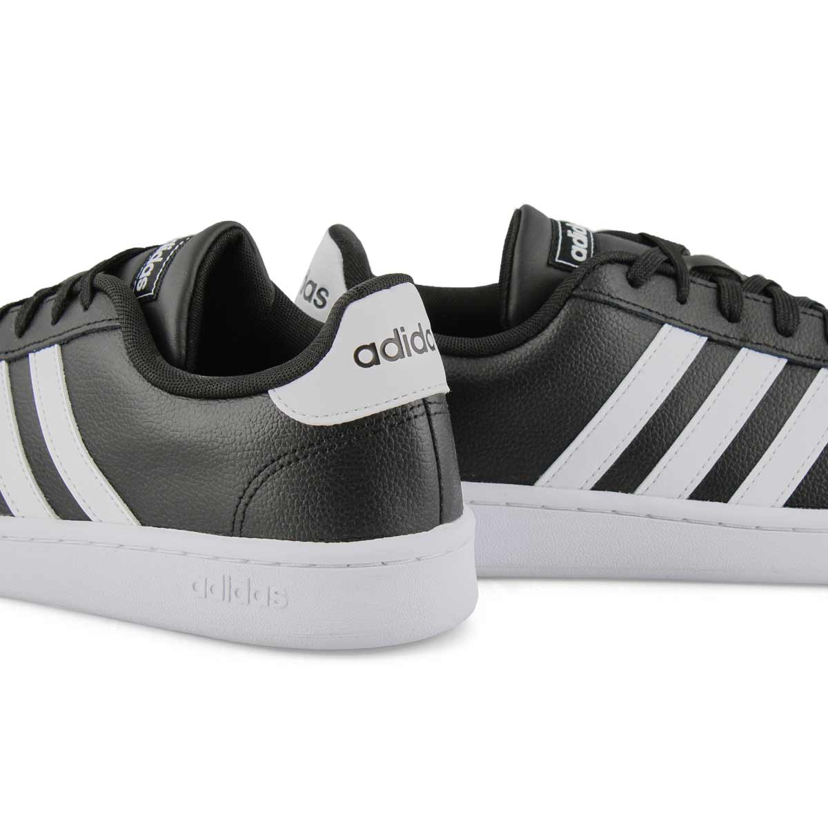 adidas black grand court