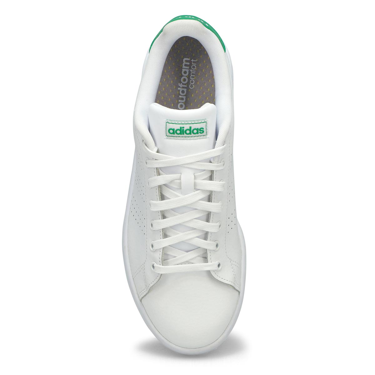 adidas advantage white green
