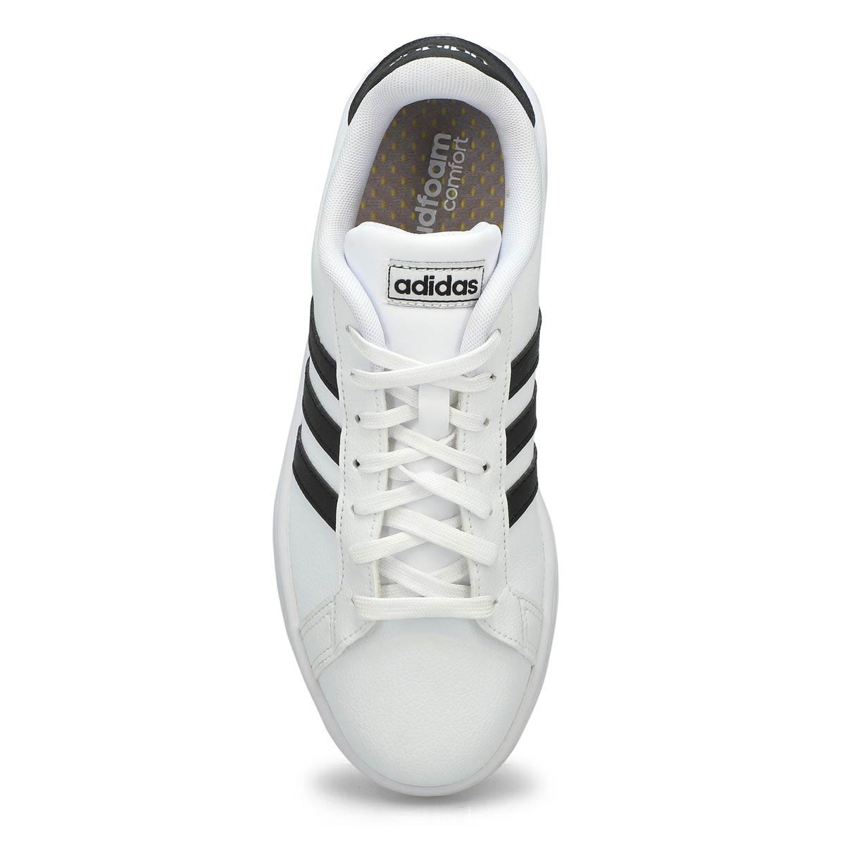 adidas grand court white black