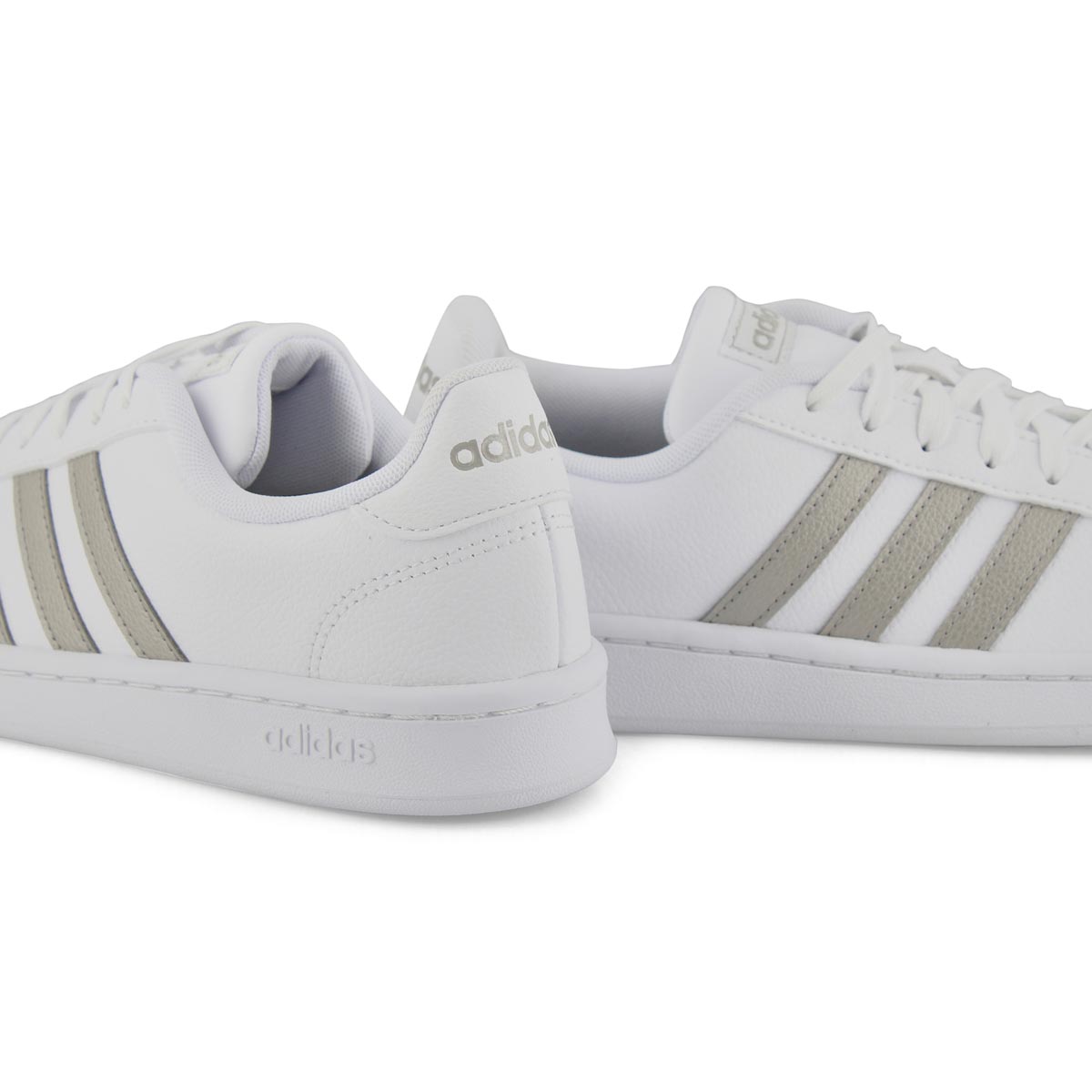 adidas grand court white gold