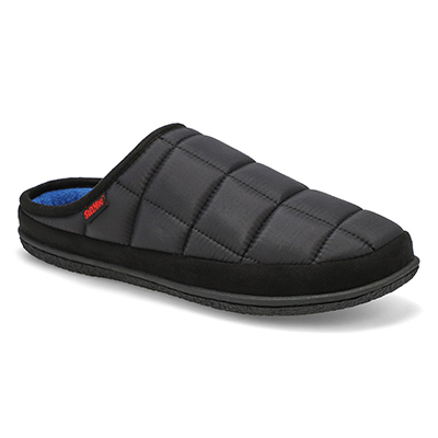 Mns Falcon Open Back Slipper - Black