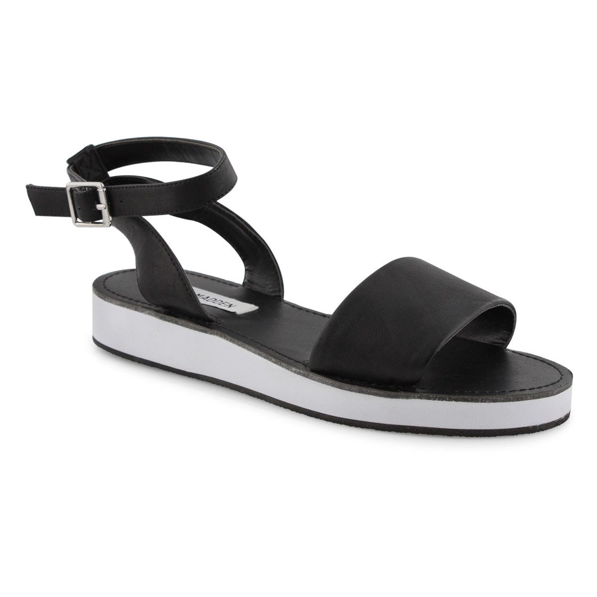 black casual sandals