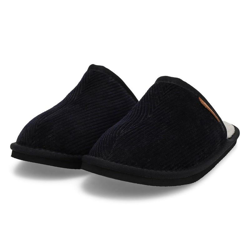 Men's Fella Open Back Slipper - Black
