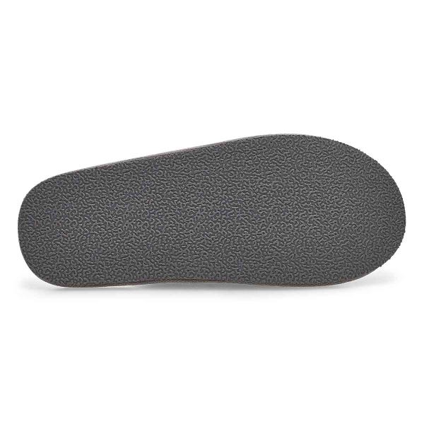 Men's Fella Open Back Slipper - Charcoal