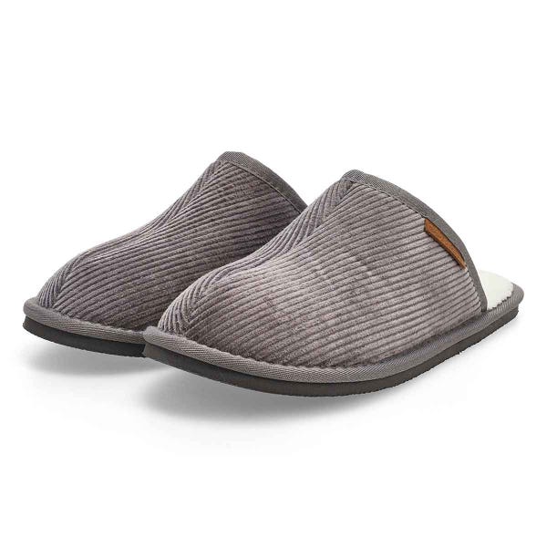 Men's Fella Open Back Slipper - Charcoal