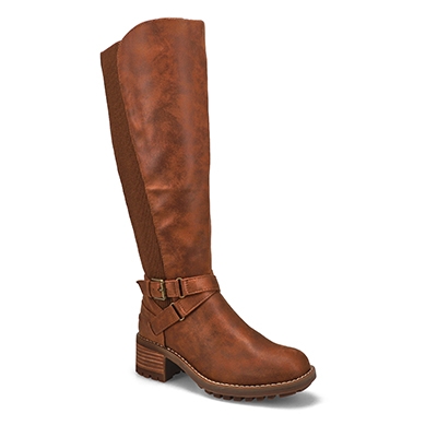 Lds Freydis Tall Riding Boot - Cognac