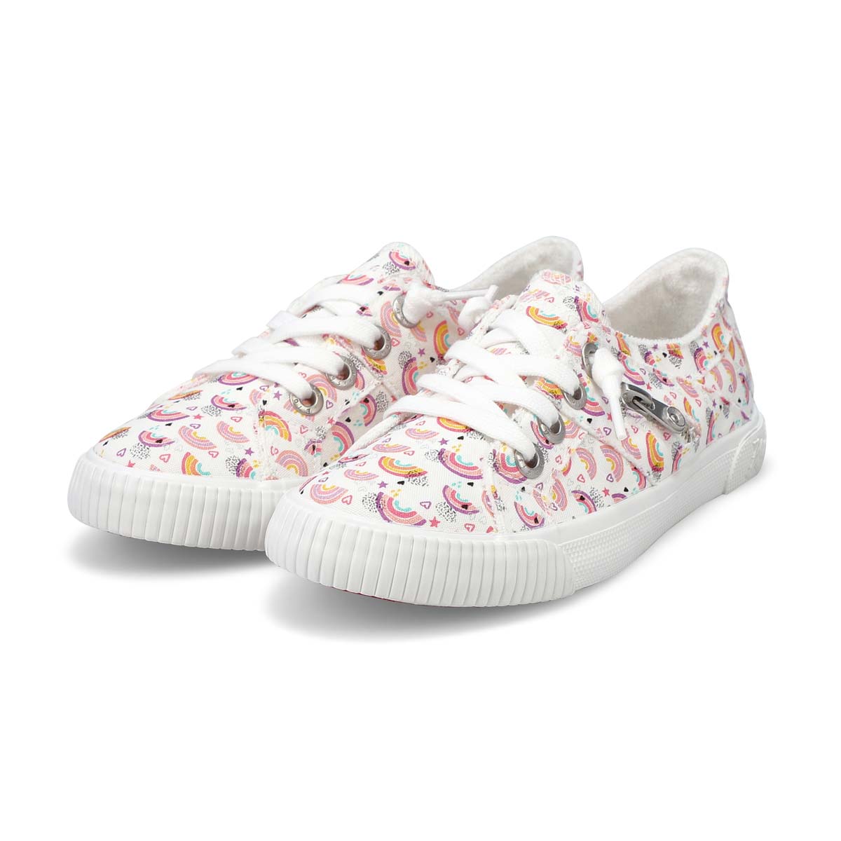 Girls' Fruit Sneakers - White Rainbow