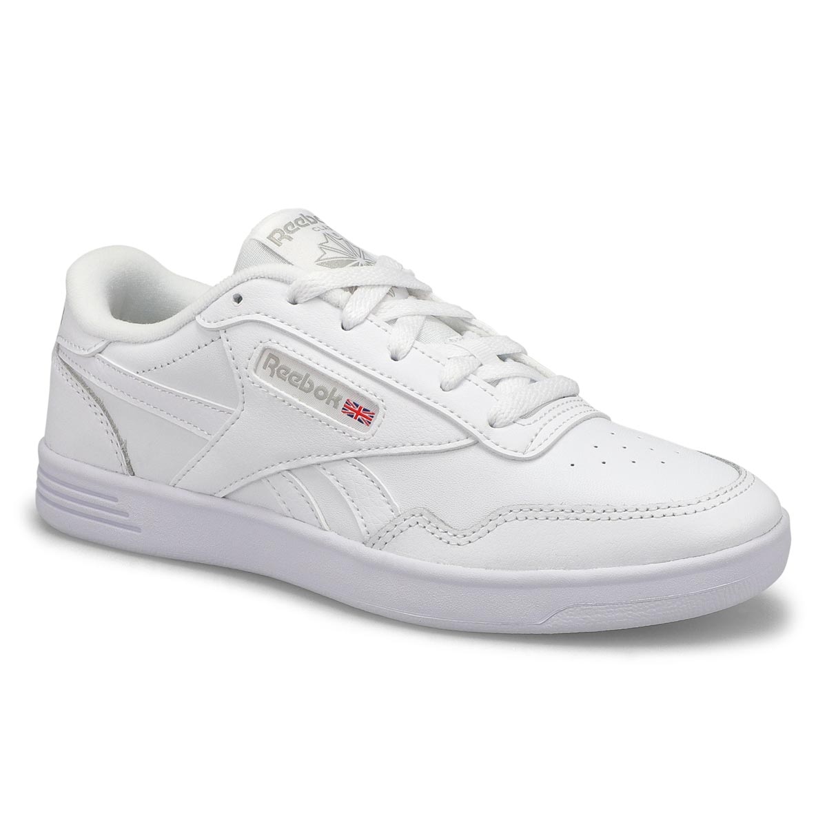 all white reeboks