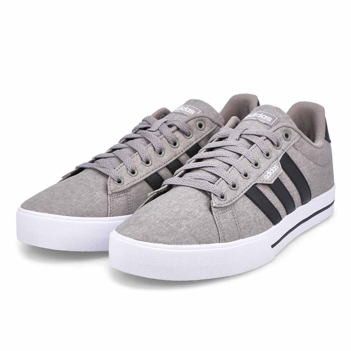adidas Men's Daily 3.0 Lace Up Sneaker - Grey | SoftMoc.com
