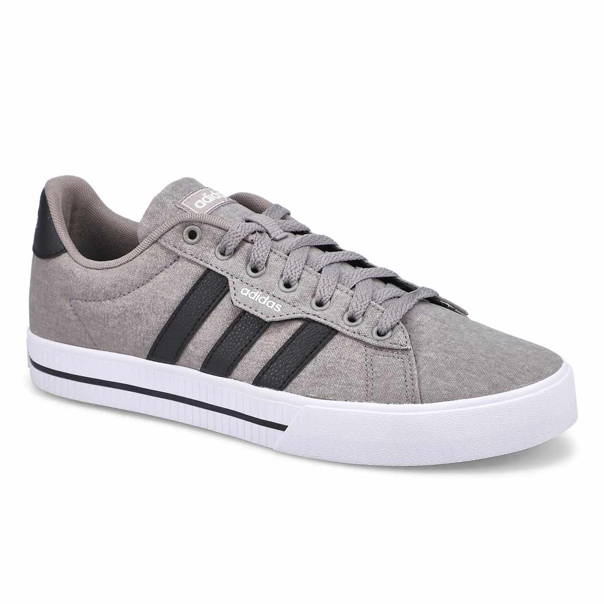adidas Men's Daily 3.0 Lace Up Sneaker - Grey | SoftMoc USA