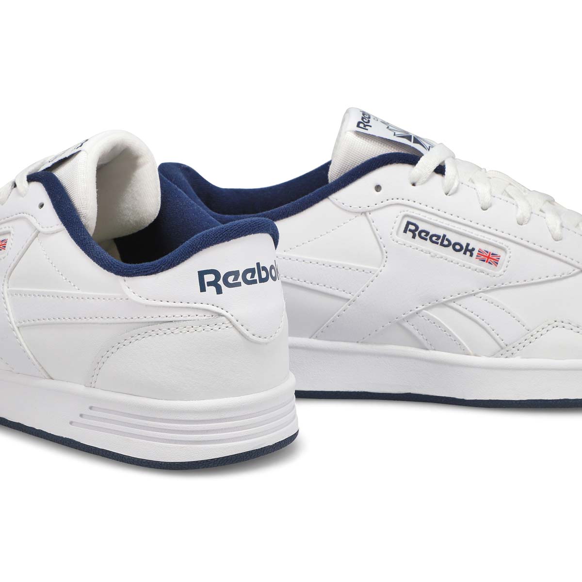 Reebok Men's Club Memt Sneaker - White/Steel | SoftMoc.com