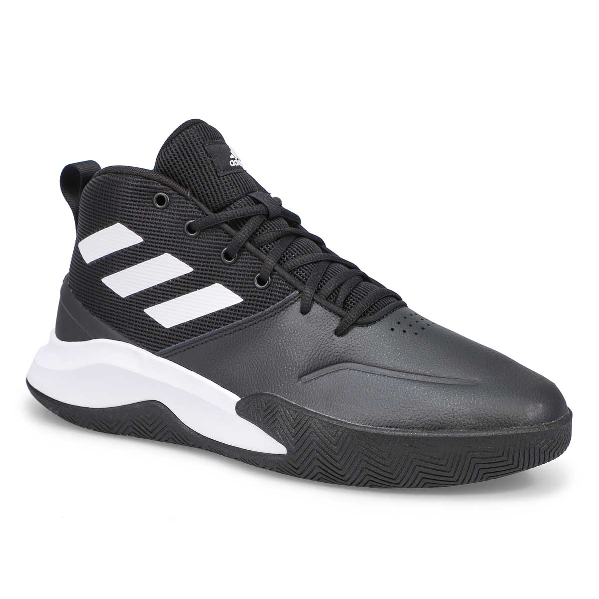 adidas Men's Own The Game Sneaker - Black/Whi | SoftMoc.com