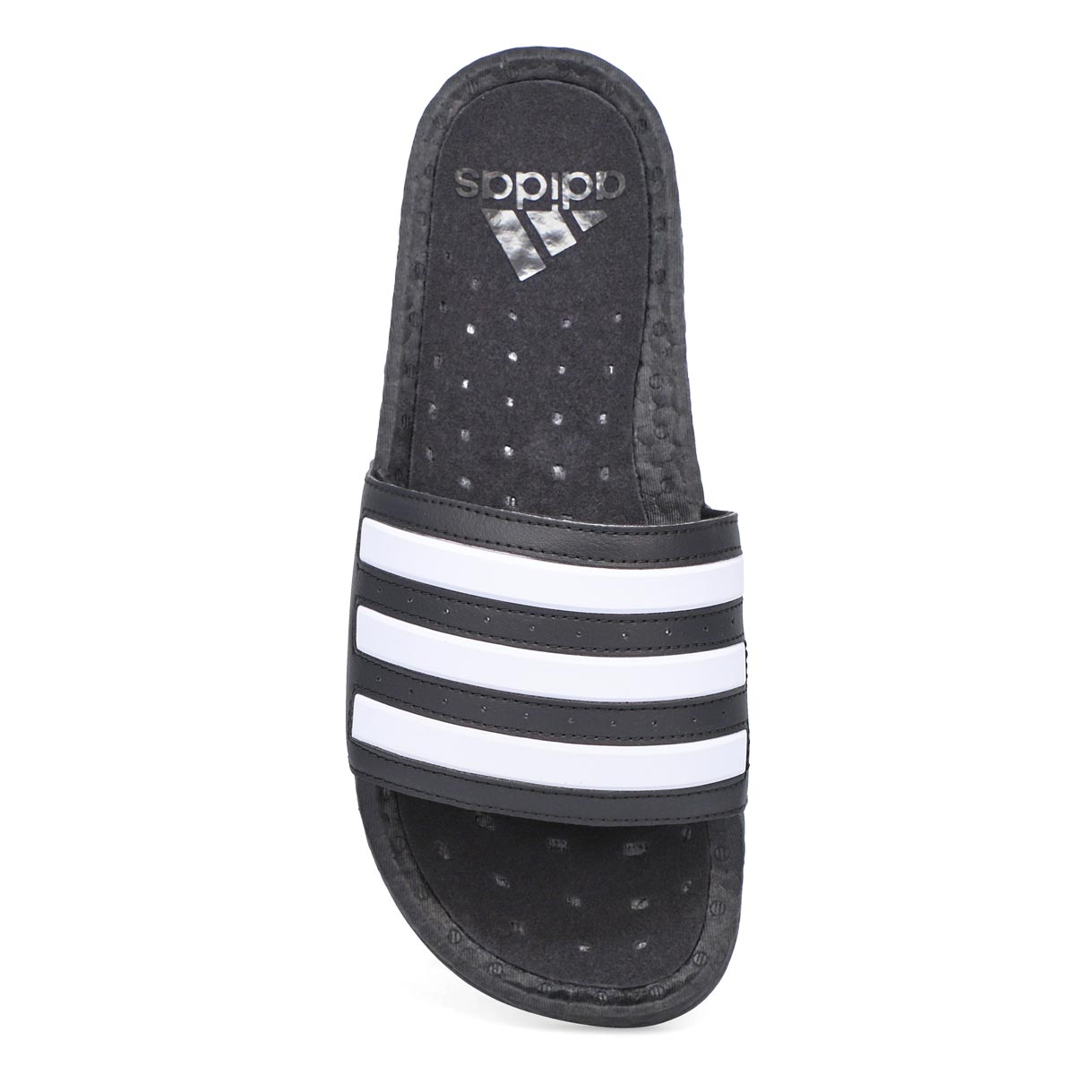 Men's Adilette Boost Slide Sandal - Black/White