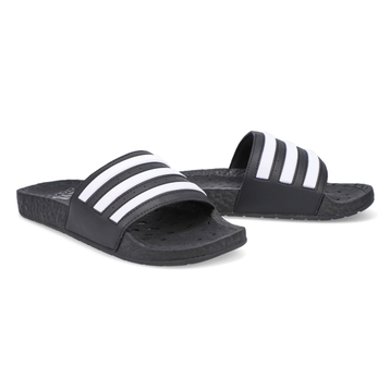 Men's Adilette Boost Slide Sandal - Black/White