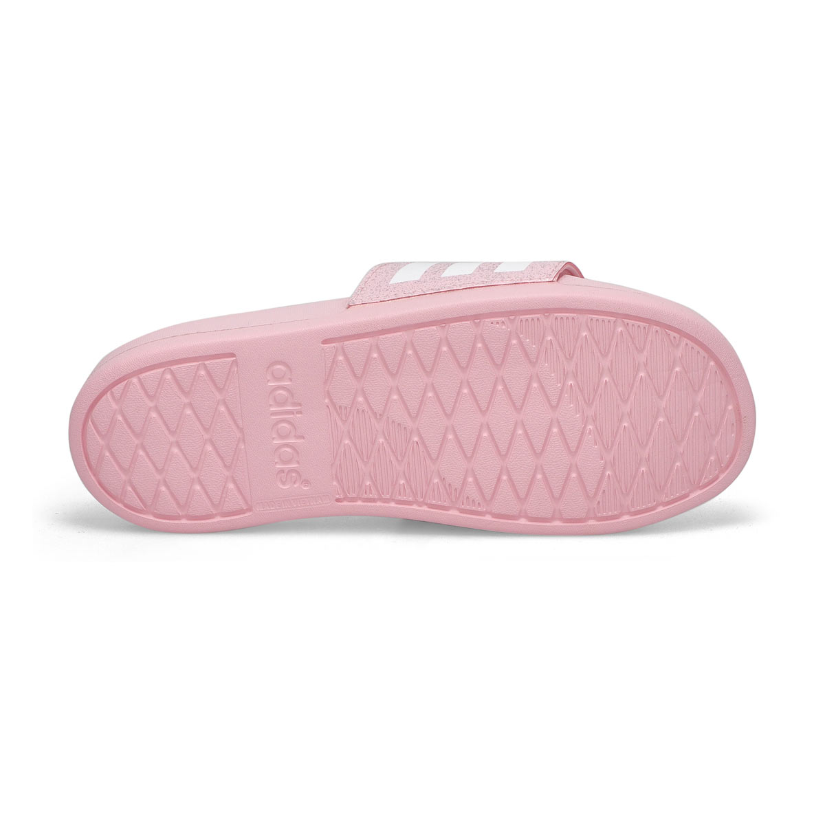 Girls' Adilette Comfort K Slide - Pink/White