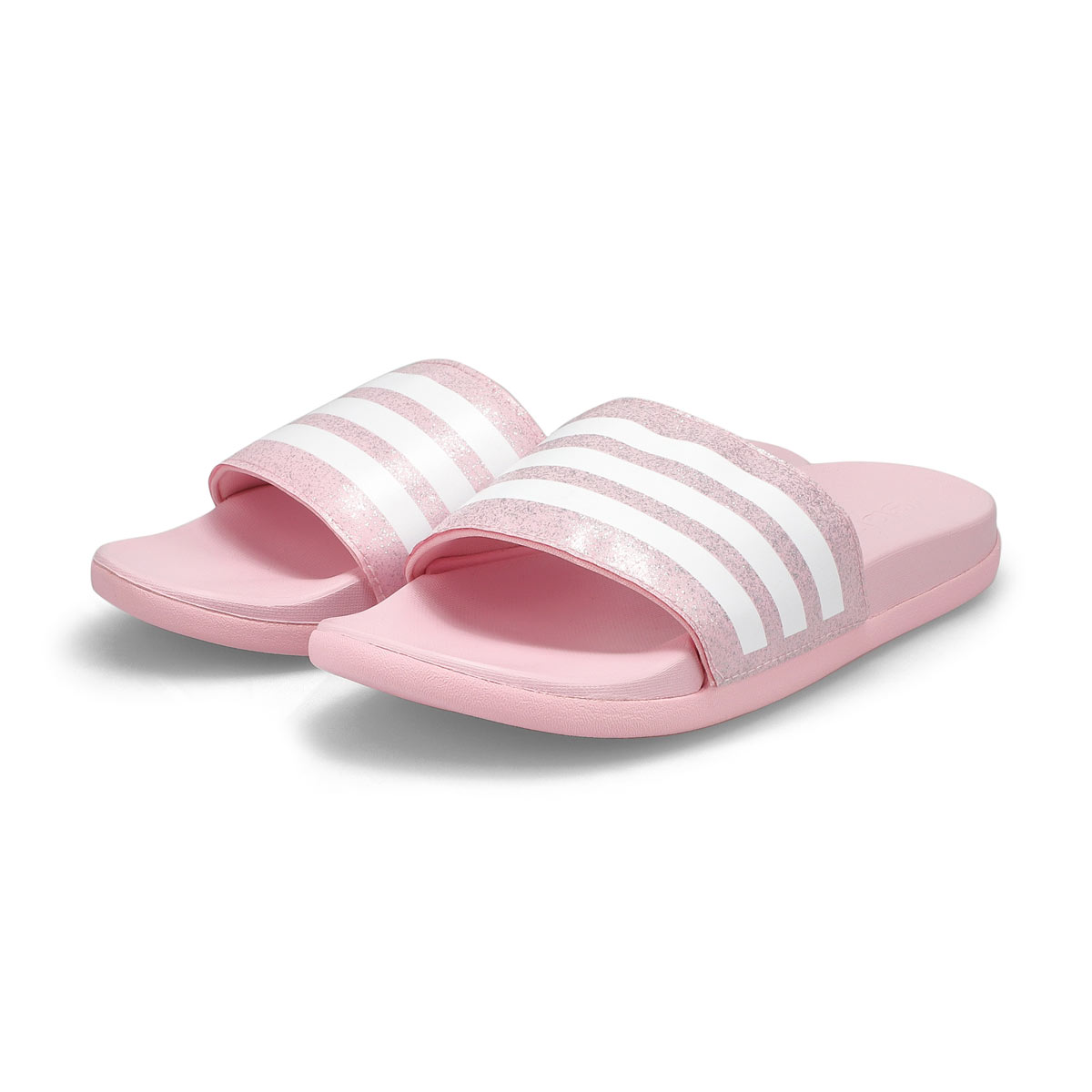 Girls' Adilette Comfort K Slide - Pink/White