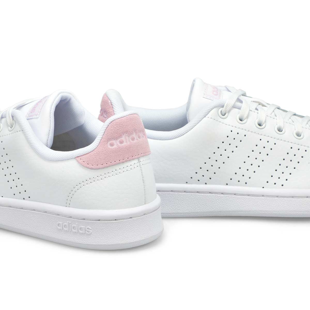 adidas Women's Advantage Sneaker White /Gre SoftMoc USA