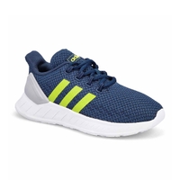Girls' Questar Flow K Running Shoe - Navy/Yellow