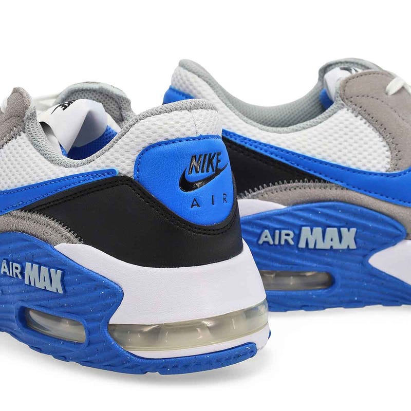 Men's Air Max Excee Lace Up Sneaker - White/Blue Crystal/Light Smoke Grey/Black
