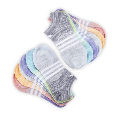 Lds Superlite Multi Space Dye No Show Sock 6 Pack - Multi