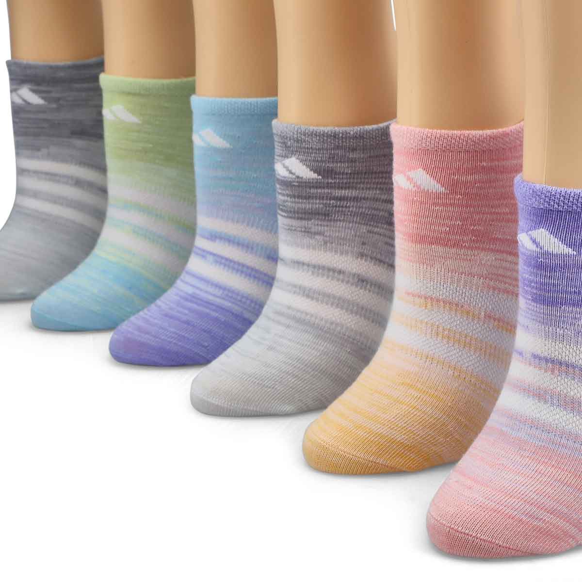 Women's Superlite Multi Space Dye No Show Sock - 6 pack