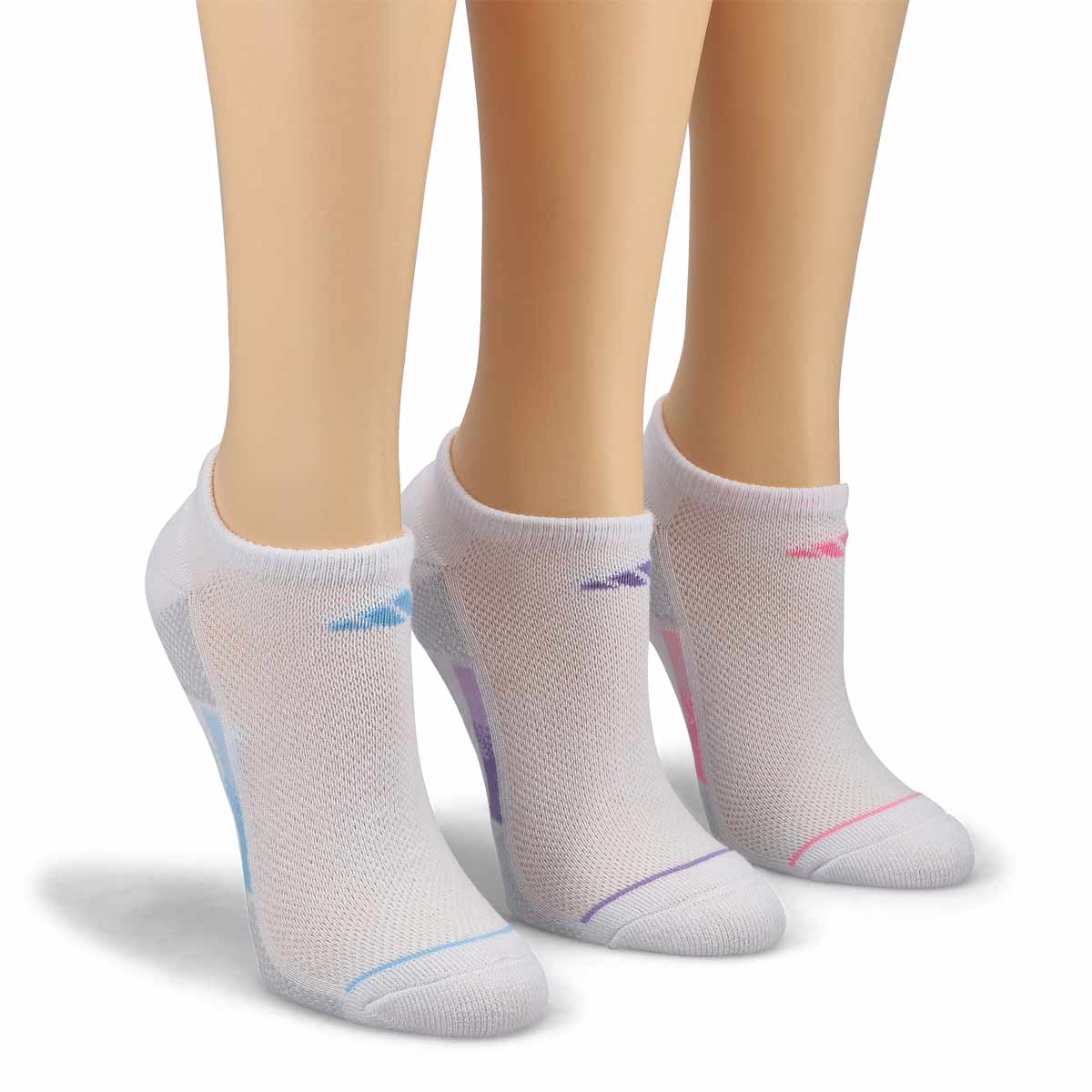 Women's Superlite Stripe No Show 3 Sock - 3 Pack